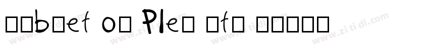 subset of PIer Std B字体转换